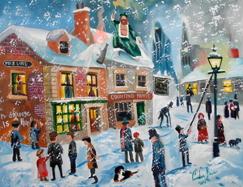 A Christmas Carol, Charles Dickens, İllüstrasyon: Gordon Bruce